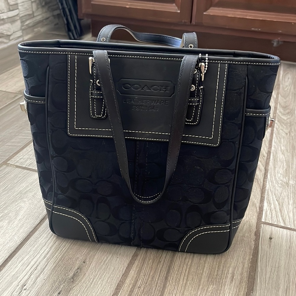 Black Coach Shoulder Bag